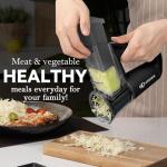 KEOUKE Cordless Electric Salad Shooter Cutter