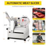12-Inch Electric Meat Slicer with Adjustable Thickness