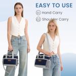 SODEER Reusable Leakproof Lunch Box with Shoulder Strap