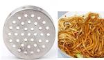 Stainless Steel Manual Pasta Maker with 5 Molds