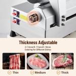 12-Inch Electric Meat Slicer with Adjustable Thickness