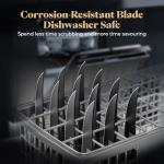 CuoCreate 8-Piece Steak Knives Set, Dishwasher Safe