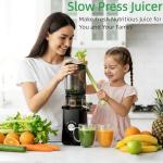 Deluxe Slow Masticating Juicer for Whole Fruits