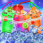 Rainbow Slushy Maker Game for Frozen Treats
