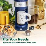 BELLA Dual Brew Single Serve Coffee Maker, Navy