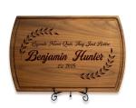 Custom Engraved Retirement Cutting Board Gift