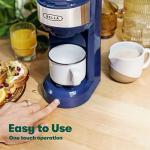 BELLA Dual Brew Single Serve Coffee Maker, Navy