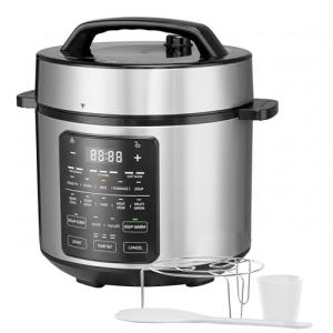 HealSmart 20-Cup Non-Stick Stainless Steel Rice Cooker