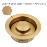 Golden Kitchen Sink Garbage Disposal Flange and Stopper