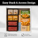 Stackable Organizer Bins for Chest Freezer - 4-Pack