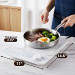 Elite Gourmet Slim Induction Cooktop with Touch Controls