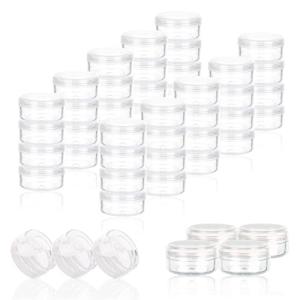 ZEJIA 50 Pack BPA-Free Plastic Sample Jars
