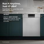 Kenmore 24" Adjustable Bathtub Rack in Stainless Steel