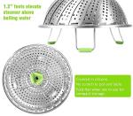 Stainless Steel Vegetable Steamer Basket with Expandable Handle