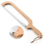 360° Rotatable Blade Wooden Bread Knife