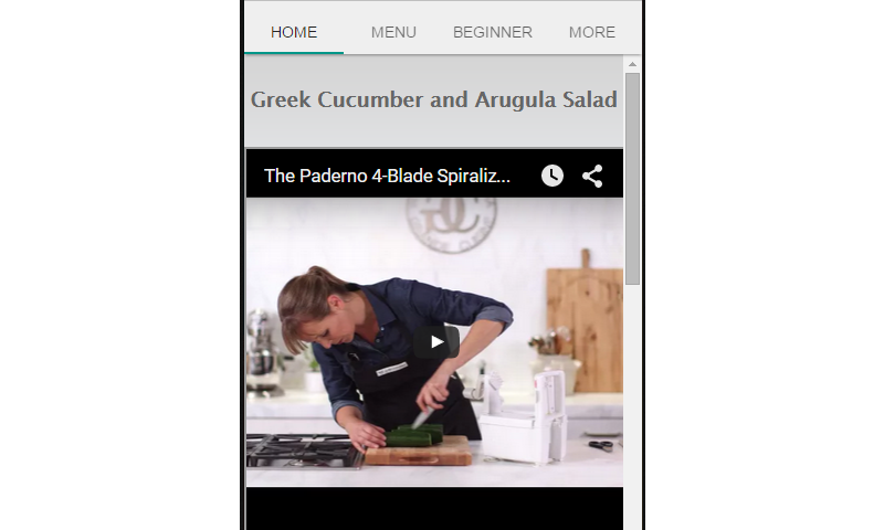 Spiralizer Recipe Book for Healthy Meals