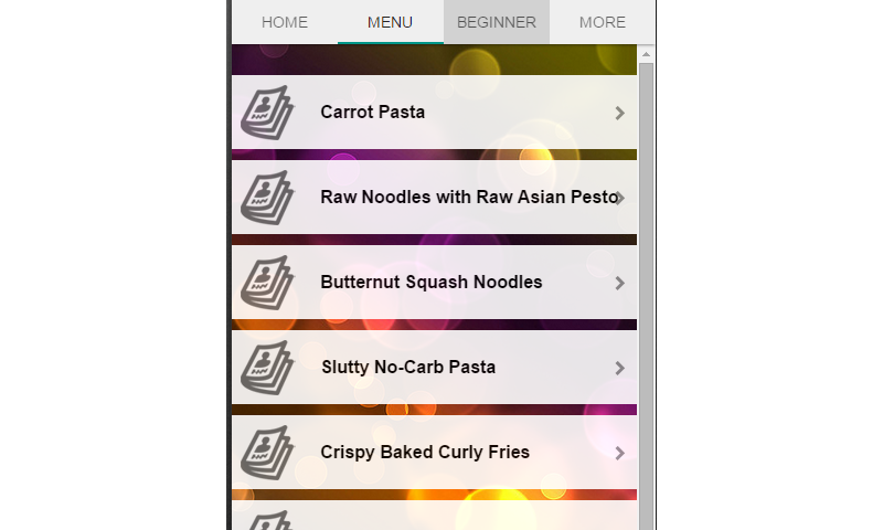 Spiralizer Recipe Book for Healthy Meals