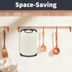 Non-Slip Plastic Cutting Board with Juice Grooves