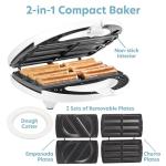 Electric Empanada and Churro Maker with Plates