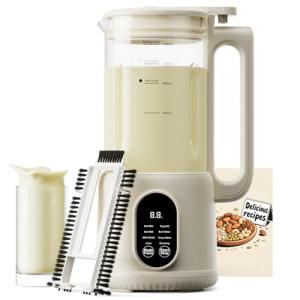8-in-1 Nut Milk Maker with Auto-Clean功能
