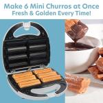 Electric Empanada and Churro Maker with Plates