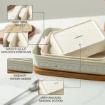Ceramic Casserole Dish Set for Baking, 3-Piece