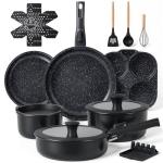 Ammeloo 21-Piece Non-Stick Ceramic Cookware Set