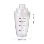 Portable Protein Shaker Bottle with Measuring Scale