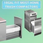 Heavy Duty 18 Gallon Drawstring Trash Bags