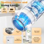 Compact Vacuum Sealer with 40 Reusable Bags