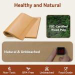 200 Precut Non-Stick Parchment Paper Sheets