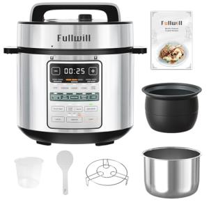 Fullwill 12-in-1 Dual-Pot Electric Pressure Cooker