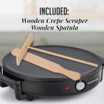 OVENTE 12-Inch Electric Crepe Maker & Griddle