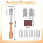 Tucnoeu Sourdough Lame Tool with Razor Blades