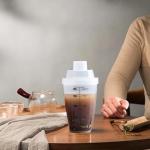 Portable Protein Shaker Bottle with Measuring Scale