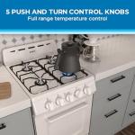 Avanti 20-Inch Gas Range Oven with 4 Burners