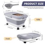 Wood Pellet Storage Bin with Scoop and Stickers