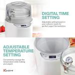 Euro Cuisine Yogurt Maker with Adjustable Controls