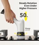 Cordless Electric Spin Scrubber with 6 Heads