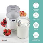 Euro Cuisine Yogurt Maker with Adjustable Controls