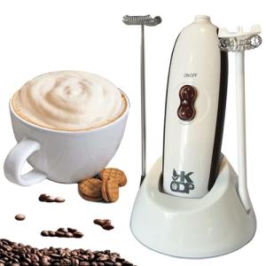 Battery-Operated Milk Frother Wand for Coffee Drinks