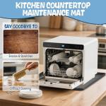 Silicone Dishwasher Drain Pan Mat - Waterproof & Anti-Slip