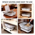 Wood Pellet Storage Bin with Scoop and Stickers