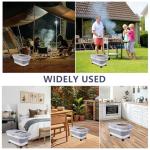 Wood Pellet Storage Bin with Scoop and Stickers