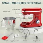 HOWORK 10-Speed Electric Stand Mixer with 6.5QT Bowl