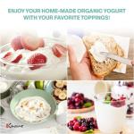 Euro Cuisine Yogurt Maker with Adjustable Controls