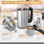 Crayton 7-in-1 Nut Milk Maker Machine