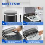YSSOA Portable Ice Maker – Ready in 6 Minutes