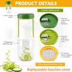 3-in-1 Vegetable Spiralizer with 3 Blades