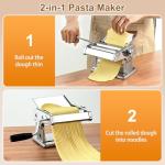 FrutPunch Manual Pasta Maker with 9 Thickness Settings